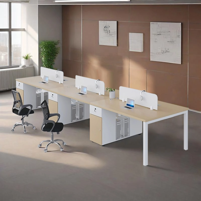 Mobilier de bureau commercial, bureaux modulaires avec cloisons pour espaces de travail ouverts, usine ODM – MEI YI Furniture - MEI YI