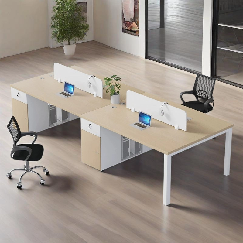 Open Plan Office Furniture, Modular Desks with Integrated Privacy Partitions and Flexible Layouts, ODM Supplier – MEI YI Furniture - MEI YI