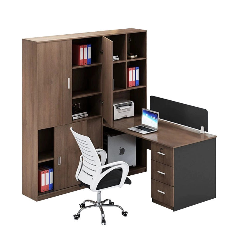 Open Office Furniture, Modular Workstation with Built-in Desk and File Cabinet Storage, ODM Supplier – MEI YI Furniture - MEI YI