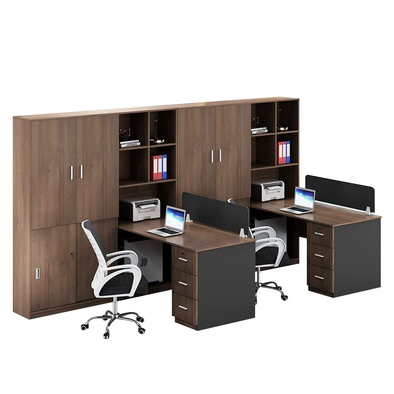 Modular Office Manufacturer, Cubicle Workstation with Integrated Desk and File Cabinet System, Direct ODM Supply – MEI YI Furniture - MEI YI