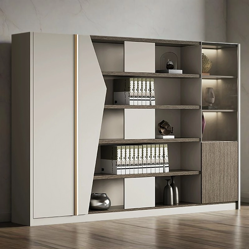 Modern Wood Filing Cabinet, Customizable Colors and Sizes for Office Storage, ODM Manufacturer – MEI YI Furniture - MEI YI