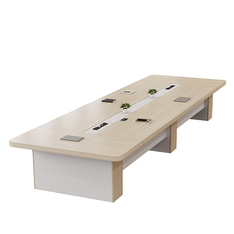 Bulk Conference Furniture Supply, Modern Wood Meeting Table Set with Chairs for Office Projects, Bulk Project Supplier – MEI YI Furniture - MEI YI
