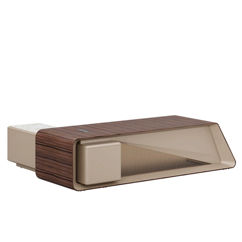 Contemporary Executive Desk with L-Shape Layout and Modular Design for Professional Workspaces, Contract Furniture Factory – MEI YI Furniture - MEI YI