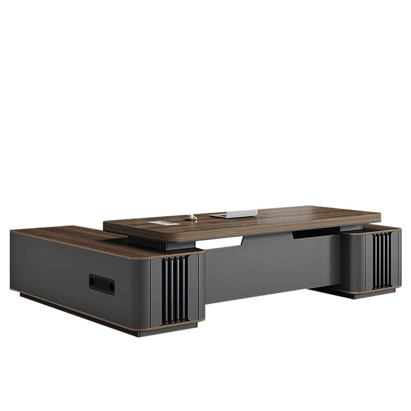 Professional Manager Desk with L-Shaped Layout for Business Offices and Boardrooms, Contract Furniture Factory – MEI YI Furniture - MEI YI