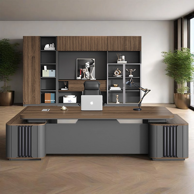 Business Office Furniture, L-Shaped Executive Desk for Boardroom and Manager Workspace Design, Furniture Distributor – MEI YI Furniture - MEI YI