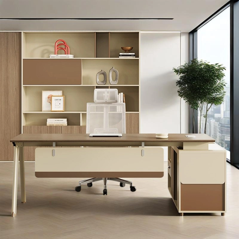 Professional Manager Office Desk with Modern Style for Business Offices, Contract Furniture Factory – MEI YI Furniture - MEI YI