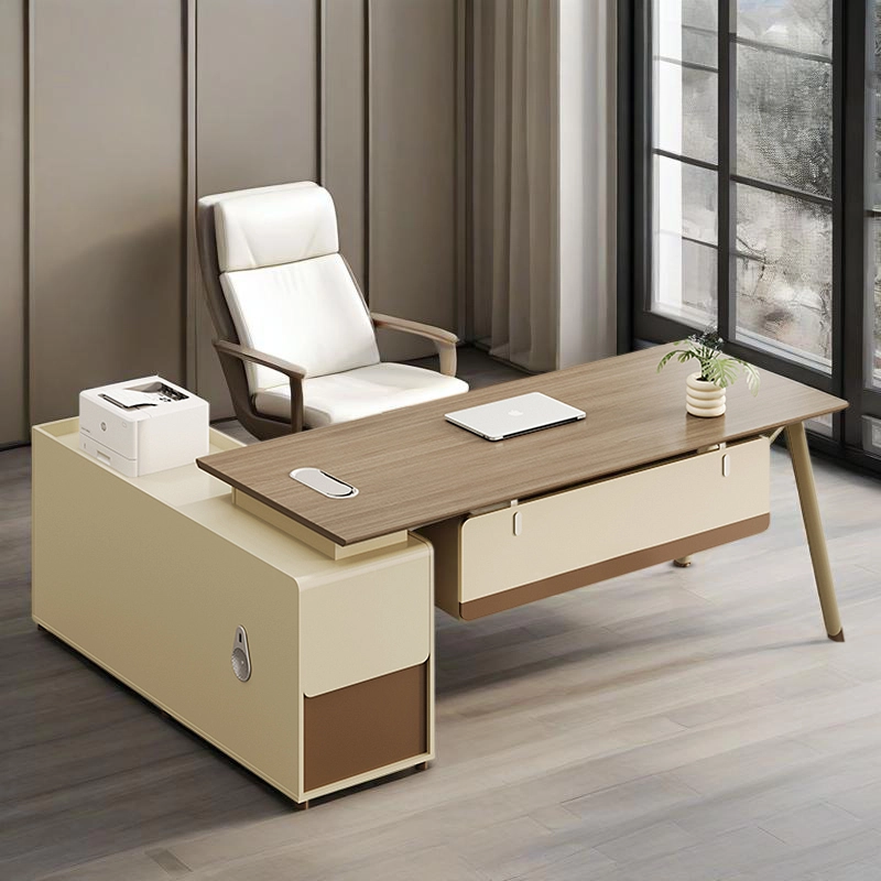 Manager Executive Desk for Corporate Offices with Modern Design, ODM Factory – MEI YI Furniture - MEI YI