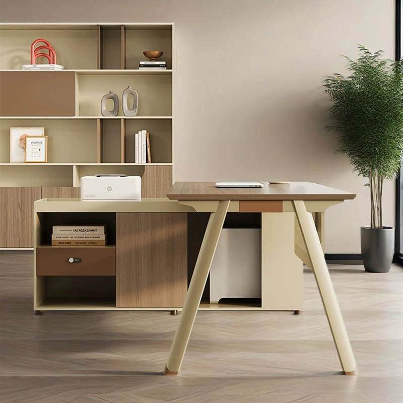 Custom Modern Executive Office Desk for Managers and Business Offices, OEM Manufacturer – MEI YI Furniture - MEI YI