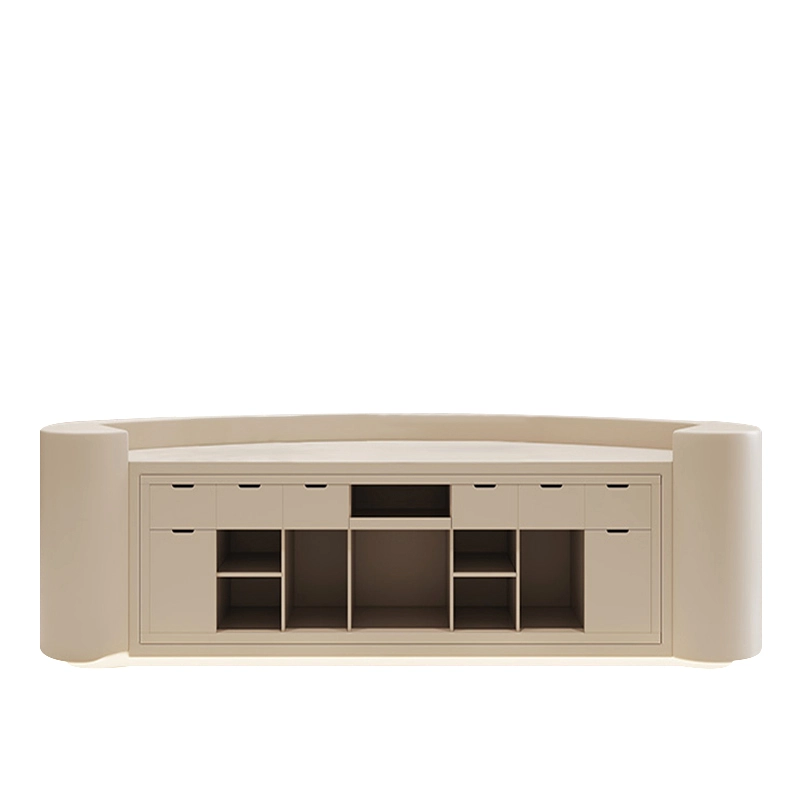 Bulk Supply Reception Desk, Custom Wave-Textured Office Counter with LED Lighting for Lobbies, Bulk Project Supplier – MEI YI Furniture - MEI YI Bulk Supply Reception Desk, Custom Wave-Textured Office Counter with LED Lighting for Lobbies, Bulk Project Supplier – MEI YI Furniture - MEI YI