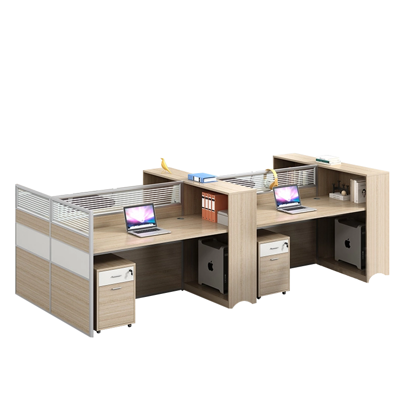 Modular 2 4 6 Office Desks Modern L Shape Workstation Office Cubicles Work Station Office Furniture - MEI YI