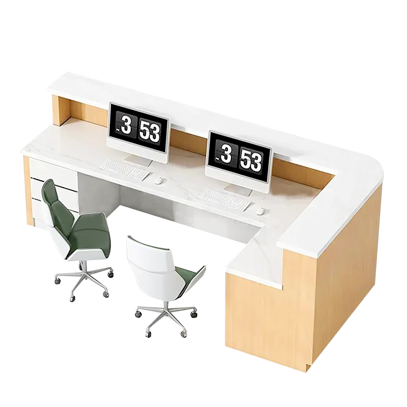 Special Hot Selling E1 Grade Hotel Office Reception Desk Office Desk Furniture Front Desk Counter Table - MEI YI