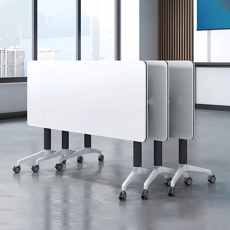 The Efficient Transformer| folding desk: Mobile table easily reconfigures space from training room to team collaboration - MEI YI