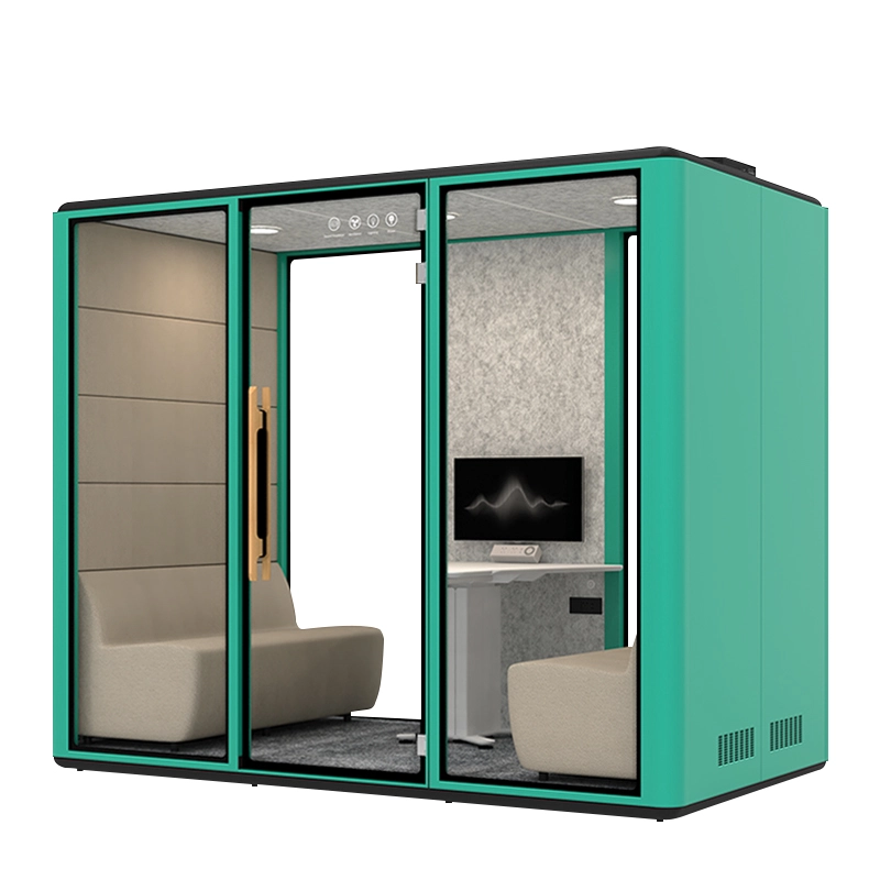 Open Plan Office Privacy Solution, Custom Metal Frame Soundproof Pod, Contract Furniture Factory – MEI YI Furniture - MEI YI
