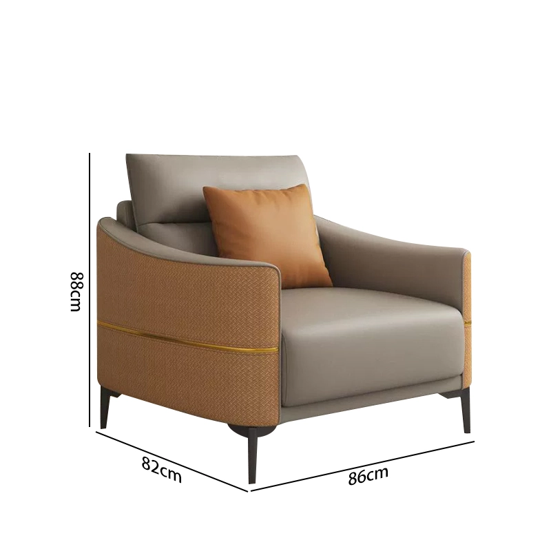 Modern Leather Executive Set Comfortable Lounge Reception Office Furniture Ergonomic Luxury 1 3 Seater Nordic Design - MEI YI