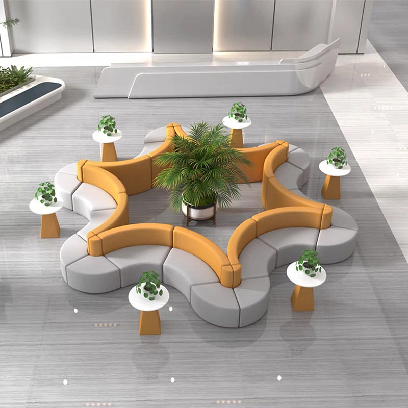 Modern Hotel Waiting Area Furniture, Creative Modular Lounge Sofa System, Contract Furniture Factory – MEI YI Furniture - MEI YI
