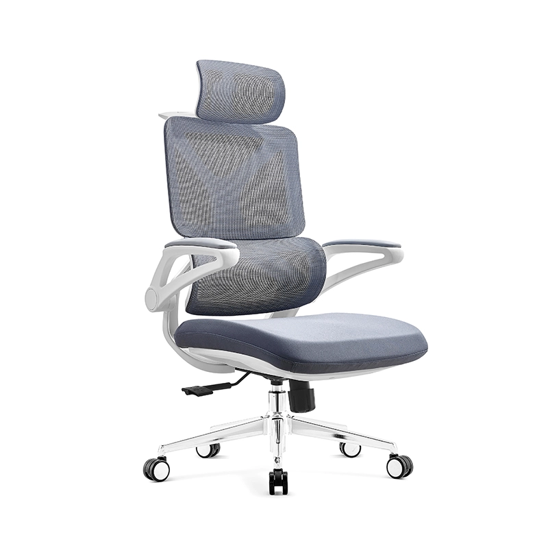 High-Back Mesh Office Chair, Adjustable Lumbar Support and Swivel Lift Mechanism, ODM Factory – MEI YI Furniture - MEI YI