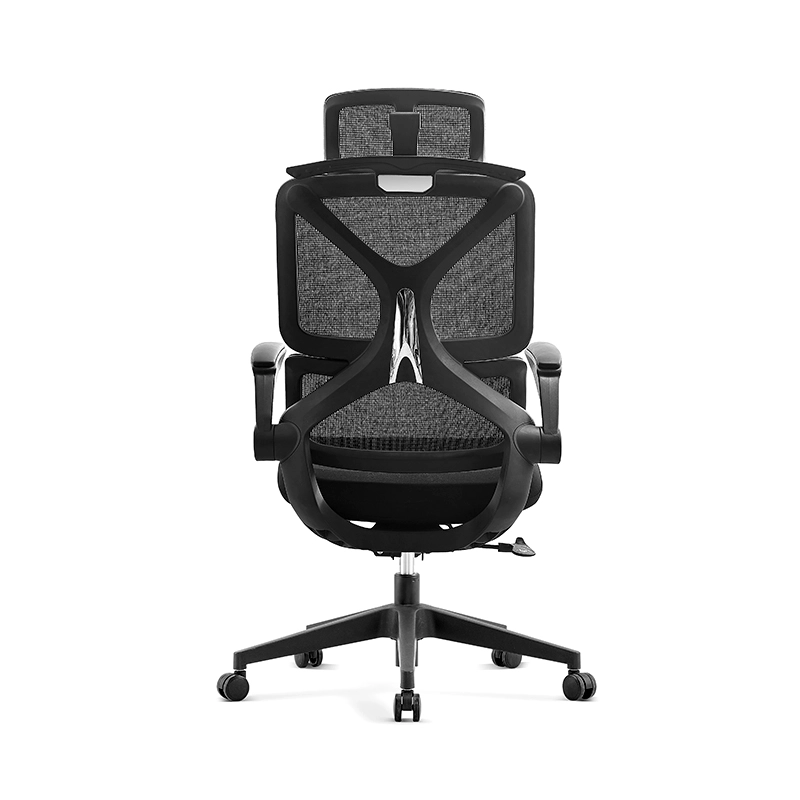 High-Back Mesh Office Chair, Adjustable Lumbar Support and Swivel Lift Mechanism, ODM Factory – MEI YI Furniture - MEI YI