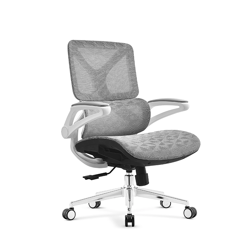 Modern Desk Chair, Ergonomic Swivel Chair with Lumbar Cushion and Headrest, OEM/ODM Supplier – MEI YI Furniture - MEI YI