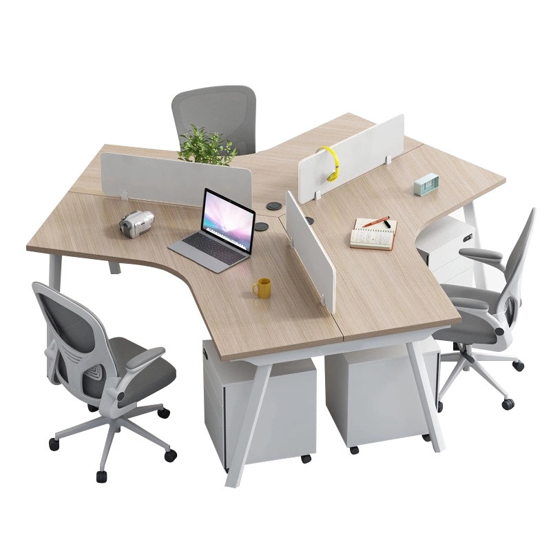 Bulk Commercial Desk Supply, Wood-Top Metal Frame Workstation for Office Projects, Bulk Project Supplier – MEI YI Furniture - MEI YI