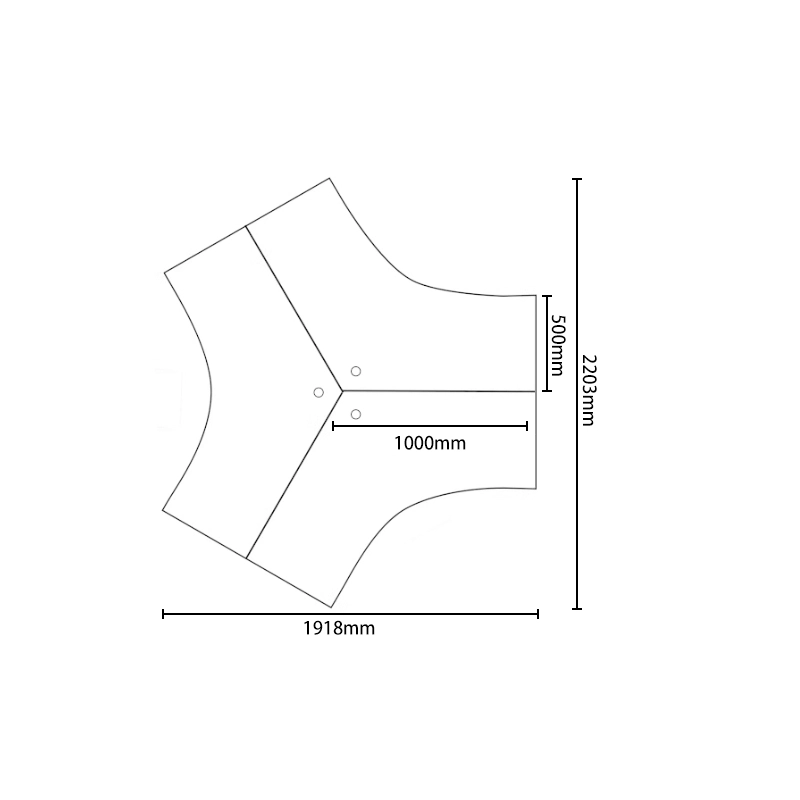 Commercial Office Desk, Wood Surface Workstation with Powder-Coated Metal Frame, Furniture Manufacturer – MEI YI Furniture - MEI YI