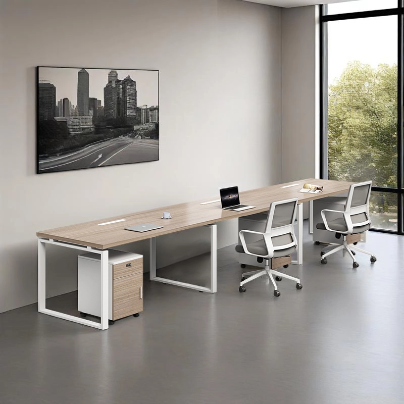 Modern Open-Face Workstation Desk - MEI YI
