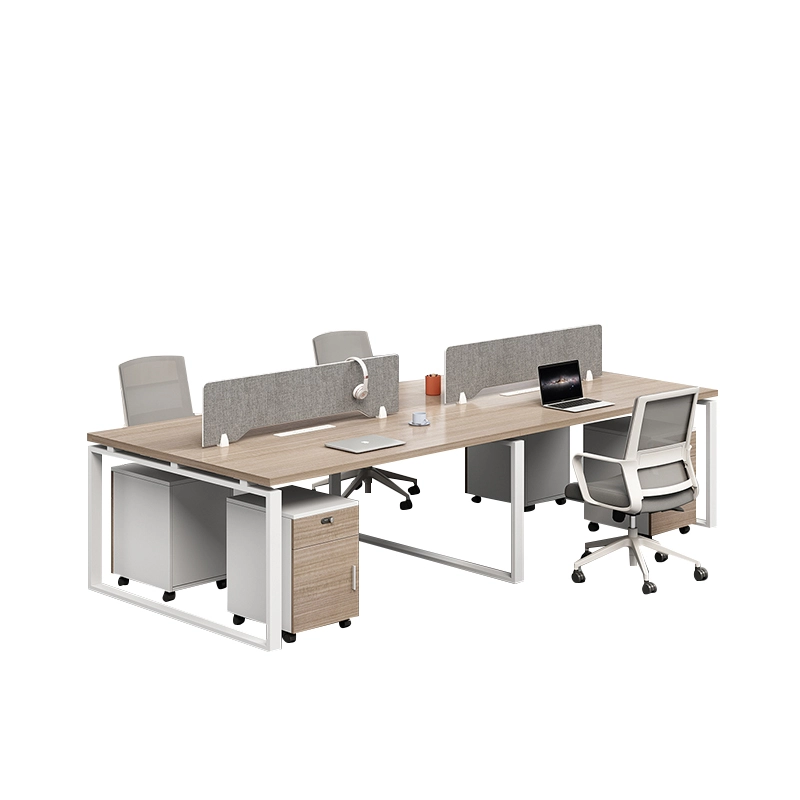 Modular Office Desk with Storage Pedestal - MEI YI Modular Office Desk with Storage Pedestal - MEI YI