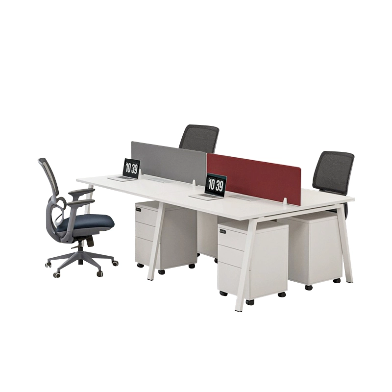 Modern Modular Office Furniture 2-6 Seat Staff Workstation Desk for Staff Working Table - MEI YI