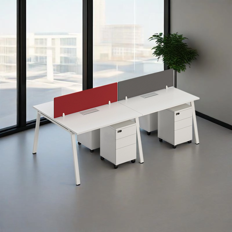 Modern Modular Office Furniture 2-6 Seat Staff Workstation Desk for Staff Working Table - MEI YI