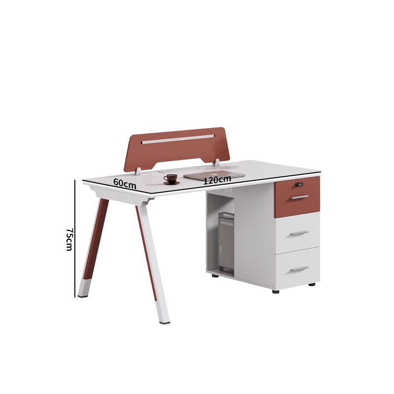 Staff Office Desk and Chair Combination Modern Metal Executive Desk for 4 People Easy Assembly Commercial Use - MEI YI