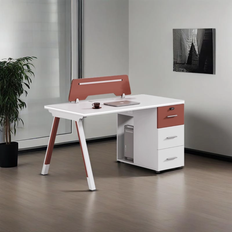 Staff Office Desk and Chair Combination Modern Metal Executive Desk for 4 People Easy Assembly Commercial Use - MEI YI