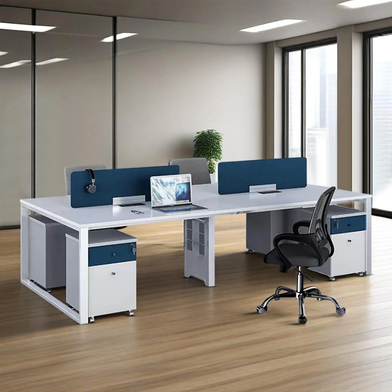 Corporate Office Desk System, Modern Workstation Set with Executive Table, Furniture Manufacturer – MEI YI Furniture - MEI YI