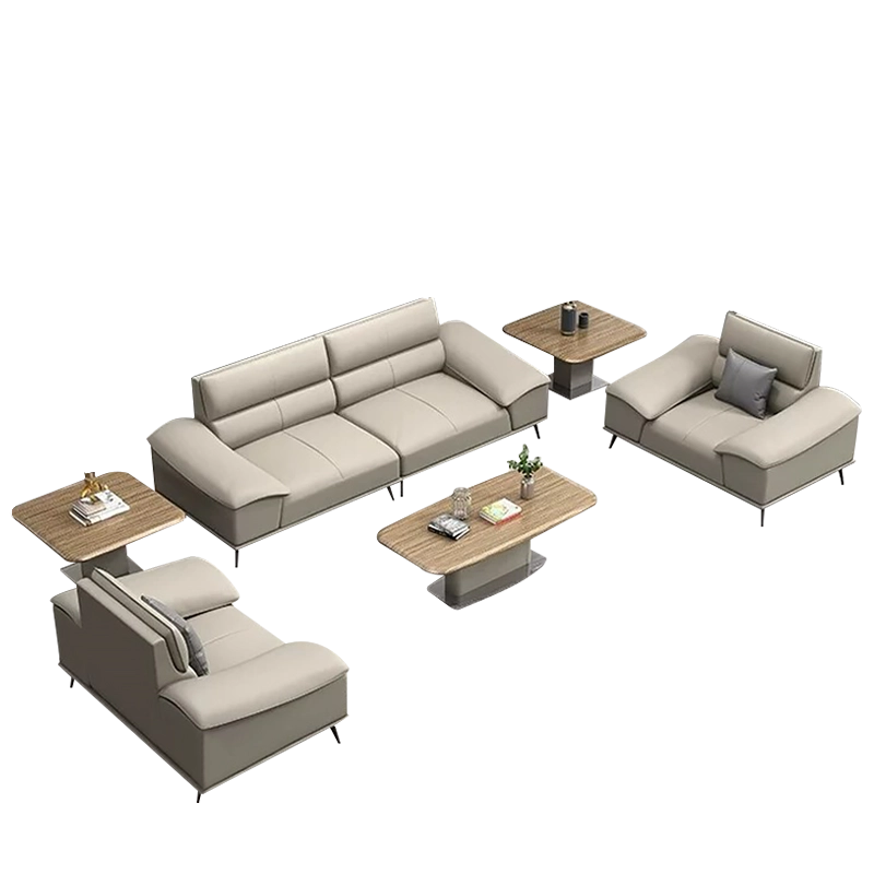 High-End Modular Leather Sofa – Premium Indoor Furniture for Home & Enterprise Reception Purchase - MEI YI