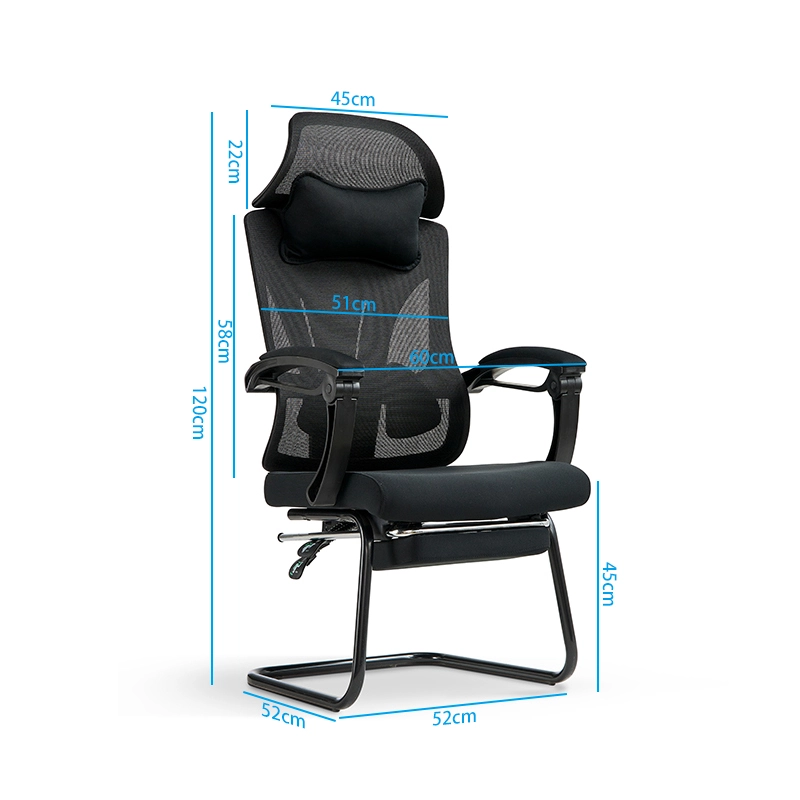 Italian-Style Luxury High-Back Ergonomic Mesh Lounge Office Chair - MEI YI