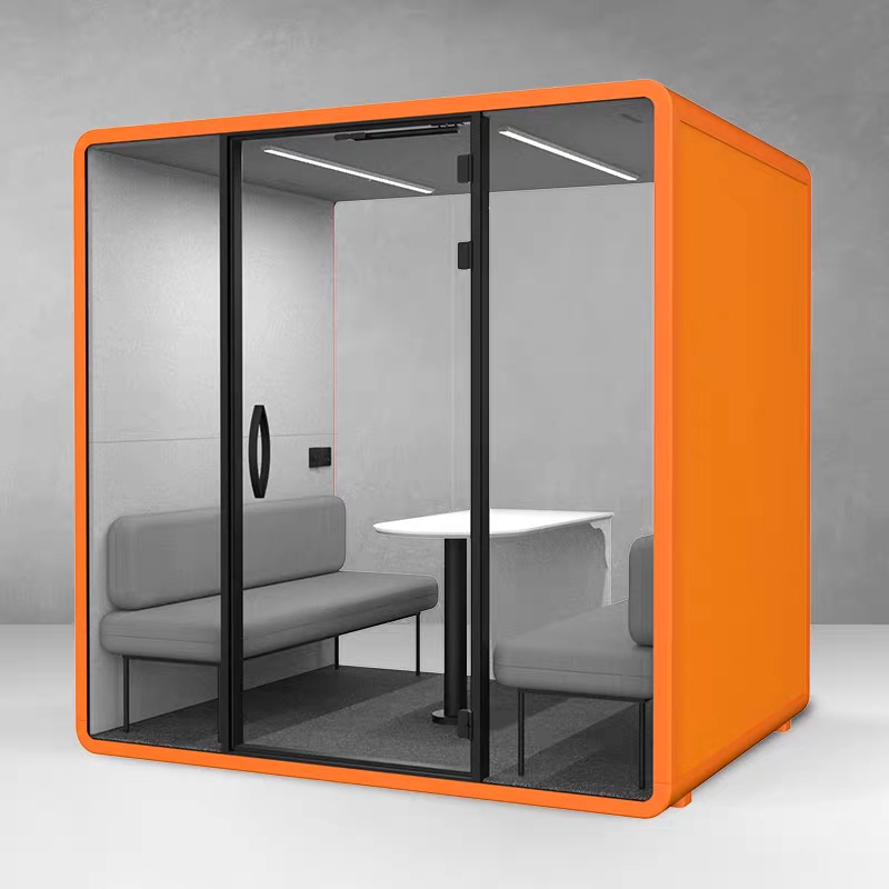 Cabina de oficina grande modelo cabina insonorizada para 2-4 personas - MEI YI 1023-隔音仓 (6) - MEI YI