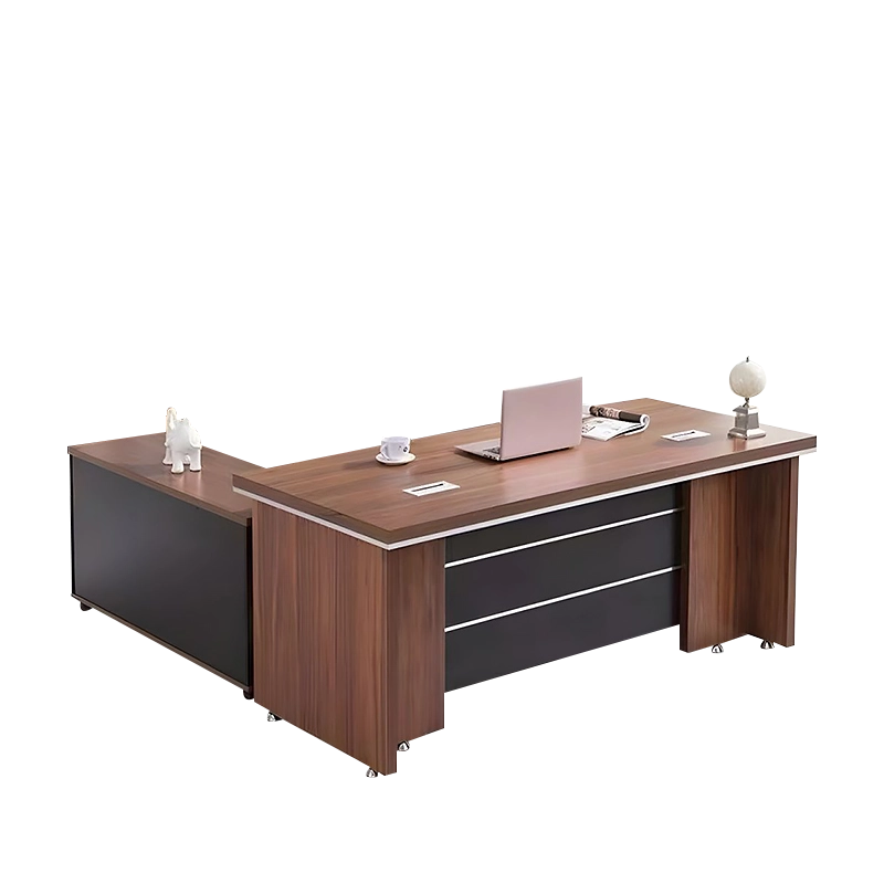 Eco Friendly Wooden Desk Chair Combination With Storage Cabinet For Commercial Outdoor Use B2B Furniture Vendor MEIYI - MEI YI