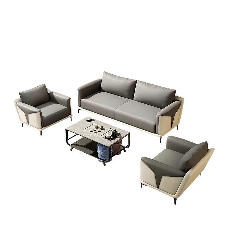 Premium Italian Luxury Leather Office  Sofa – Modern Large-Size Comfort Furniture for High-End Living & Commercial Space Procurement - MEI YI