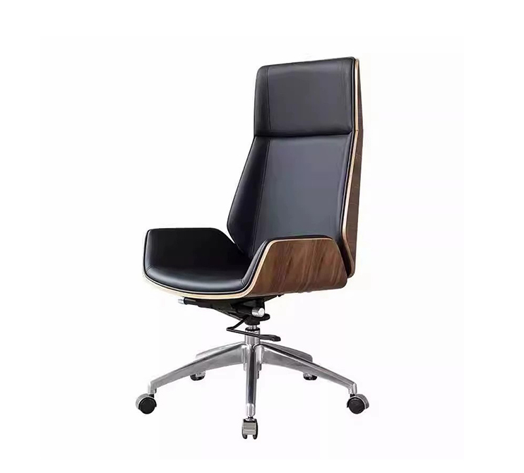 High-Back Curved Ergonomic Executive Office Chair with Adjustable Functions