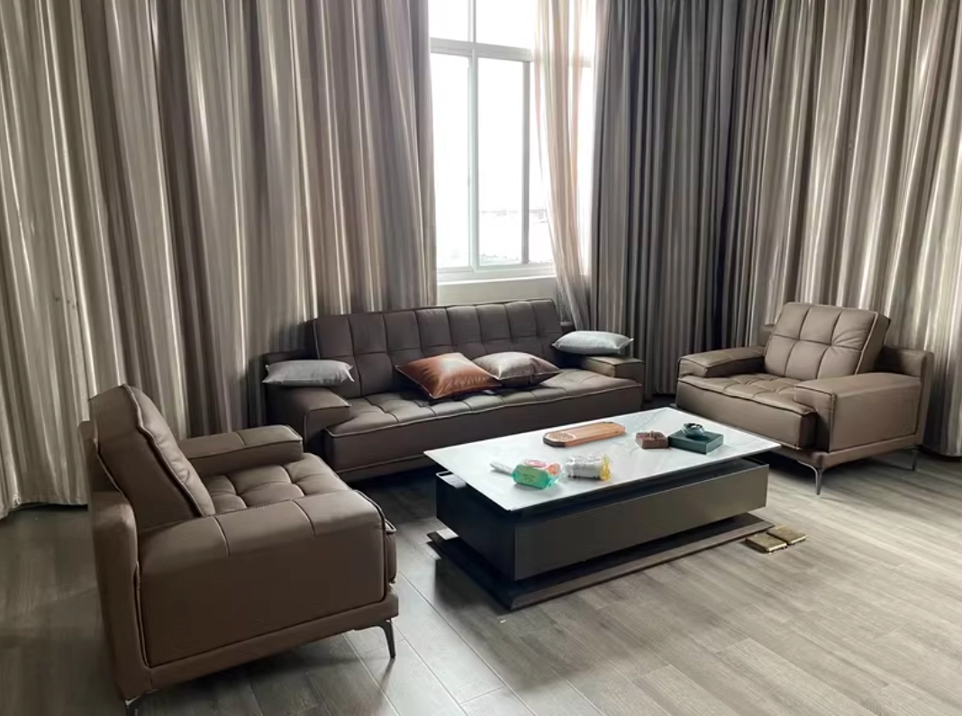 Leather Sofa Set - MEI YI Furniture Sofa Moderne Leather Sofa Set for Office Reception Sofa Modernos Luxury Couch - MEI YI