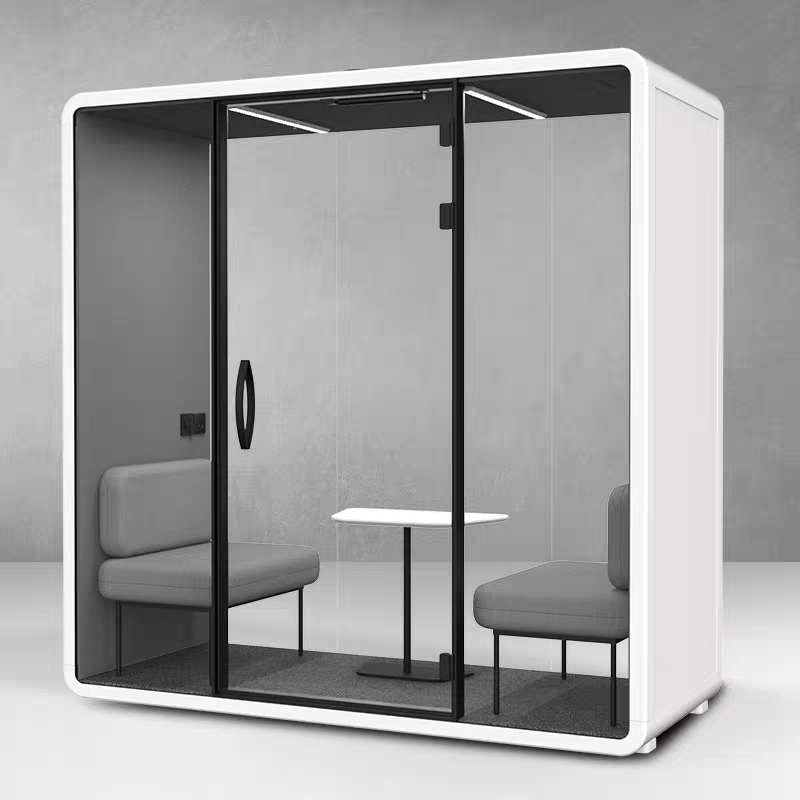 1023-隔音仓 (3) - MEI YI Cabina de oficina grande modelo cabina insonorizada para 2-4 personas - MEI YI