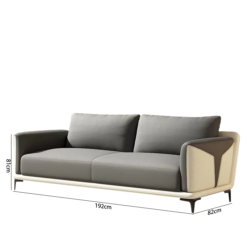 Premium Italian Luxury Leather Office  Sofa – Modern Large-Size Comfort Furniture for High-End Living & Commercial Space Procurement - MEI YI