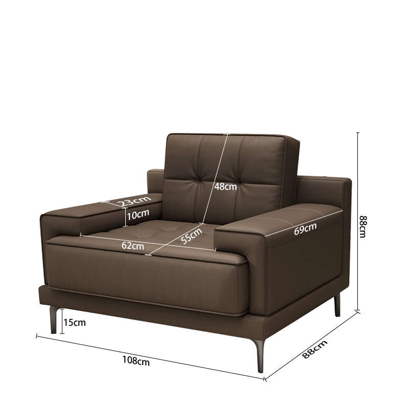 Furniture Sofa Moderne Leather Sofa Set for Office Reception Sofa Modernos Luxury Couch - MEI YI