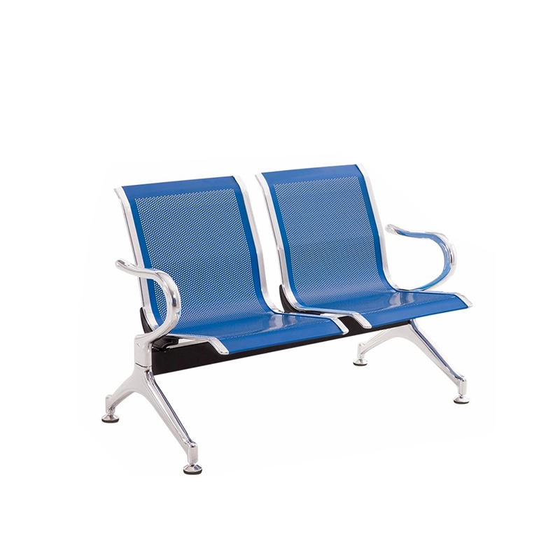4-seats Public Waiting Chair Bus Station Subway Train Waiting Chair Metal Iron Chrome Plating Modern Chair School 1 Pc - MEI YI