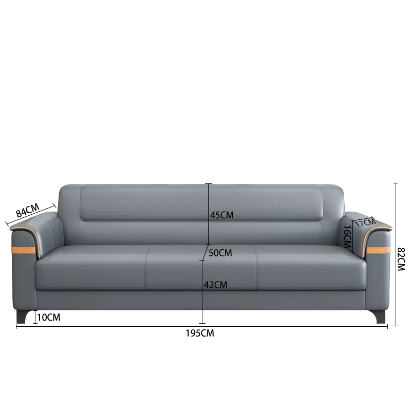 Office sofa modern simple coffee table combination set simple reception business leisure and lounge area office combination - MEI YI