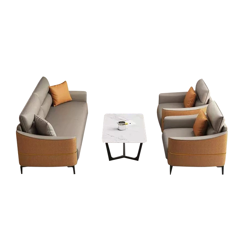 Modern Leather Executive Set Comfortable Lounge Reception Office Furniture Ergonomic Luxury 1 3 Seater Nordic Design - MEI YI