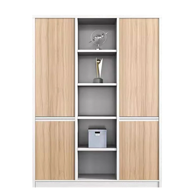 Luxury MDF Wooden Office Filing Cabinets Vertical Storage Furniture for Home Dining and Office Use - MEI YI
