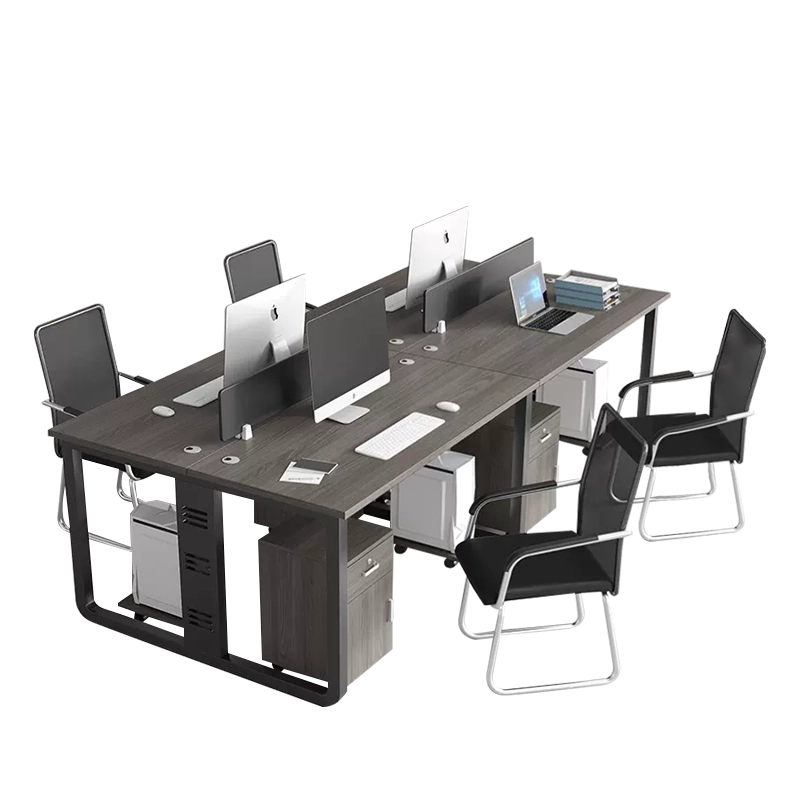 Office Furniture Modular Office Desk Workspace 4 6 Seats Bureau De Travail Cubicle Partition Workstation Office Table and Chair - MEI YI