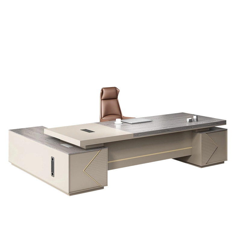 Light Luxury Modern Executive Desk and Chair Set for Manager Offices - MEI YI