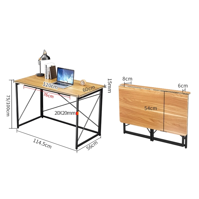 Multi-Function-Folding-Desk.-Easily-transitions-from-office-to-dining-table.-Solid-wood-top-&-stable-frame-for-inspired-living - MEI YI Multi-Function Folding Desk. Easily transitions from office to dining table. Solid wood top & stable frame for inspired living - MEI YI