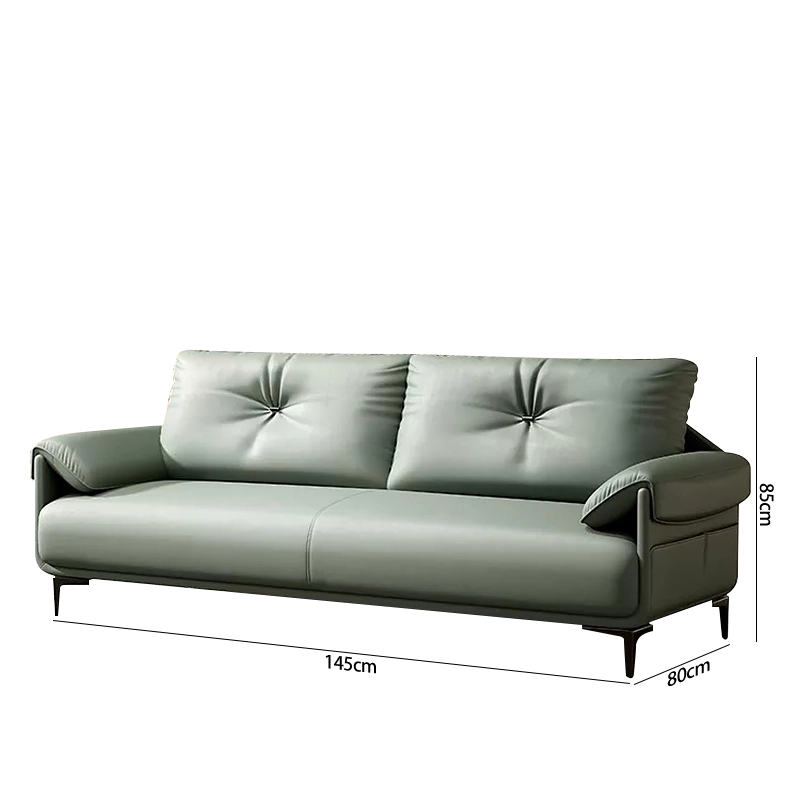 Luxury Leather Sofa with Simple Design – Procurement for Home Office Hall & Business Office Spaces Corporate office space layout - MEI YI