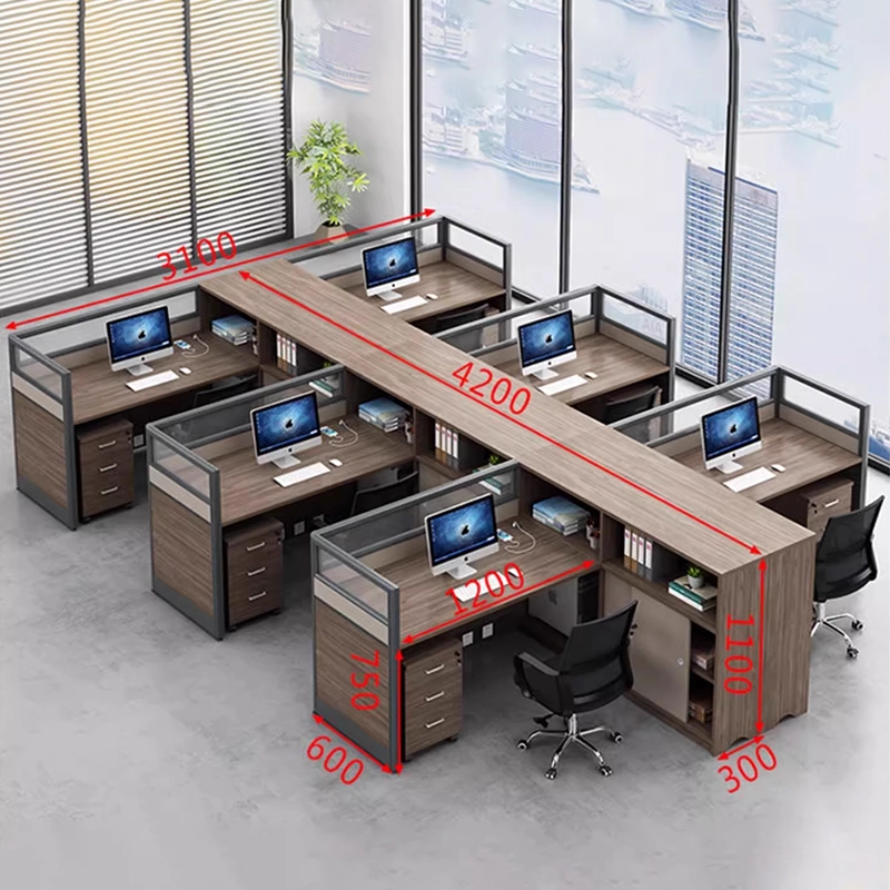 1035- 职员桌 (6) - مي يي